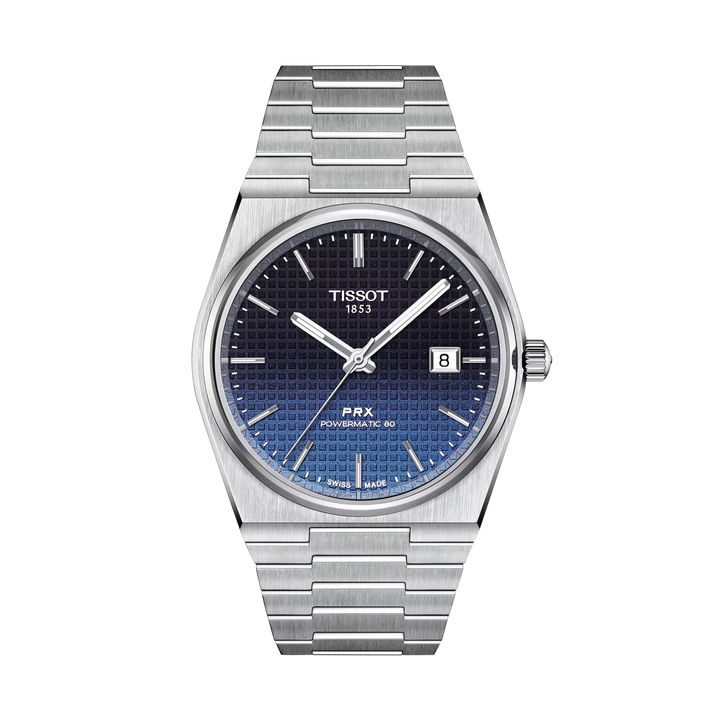 Tissot PRX 40mm Automatic Blue Dial Watch T137.407.11.051.01 – front view