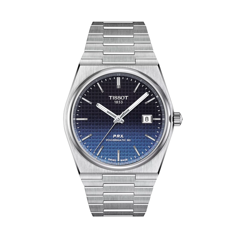 Tissot PRX 40mm Automatic Blue Dial Watch T137.407.11.051.01 – front view