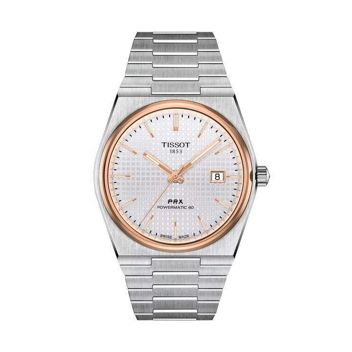 Tissot PRX 40mm Automatic White Dial Watch T137.407.21.031.00 – front view
