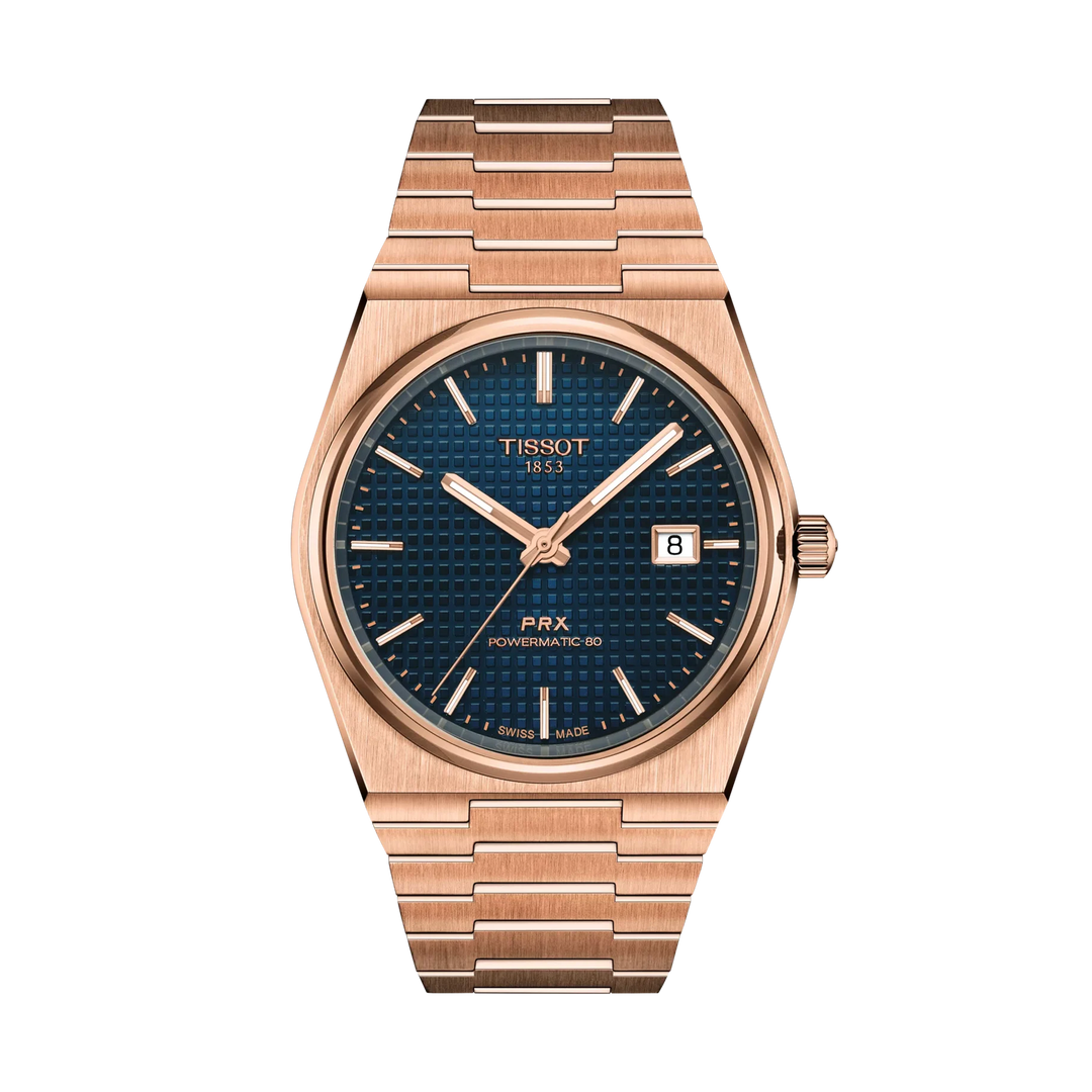 Tissot PRX 40mm Automatic Blue Dial Watch T137.407.33.041.00 – front view