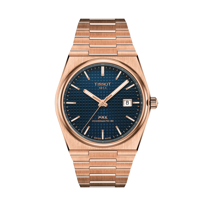 Tissot PRX 40mm Automatic Blue Dial Watch T137.407.33.041.00 – front view