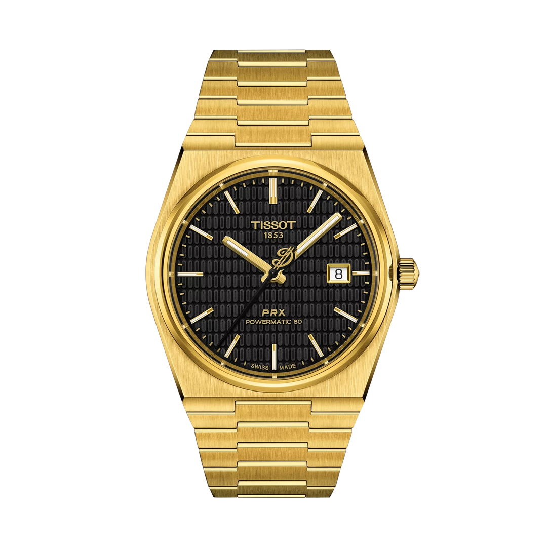 Tissot PRX Damian Lillard Special Edition 40mm Automatic Black Dial Watch T137.407.33.051.00 – front view