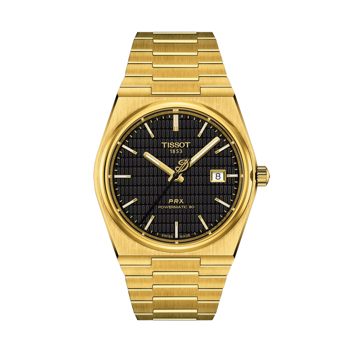 Tissot PRX Damian Lillard Special Edition 40mm Automatic Black Dial Watch T137.407.33.051.00 – front view
