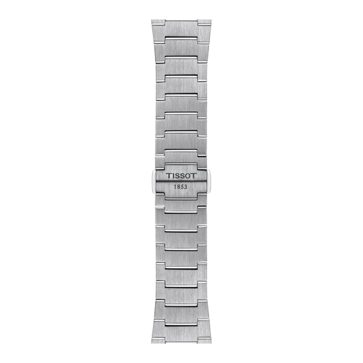 Tissot PRX integrated stainless steel bracelet and butterfly clasp