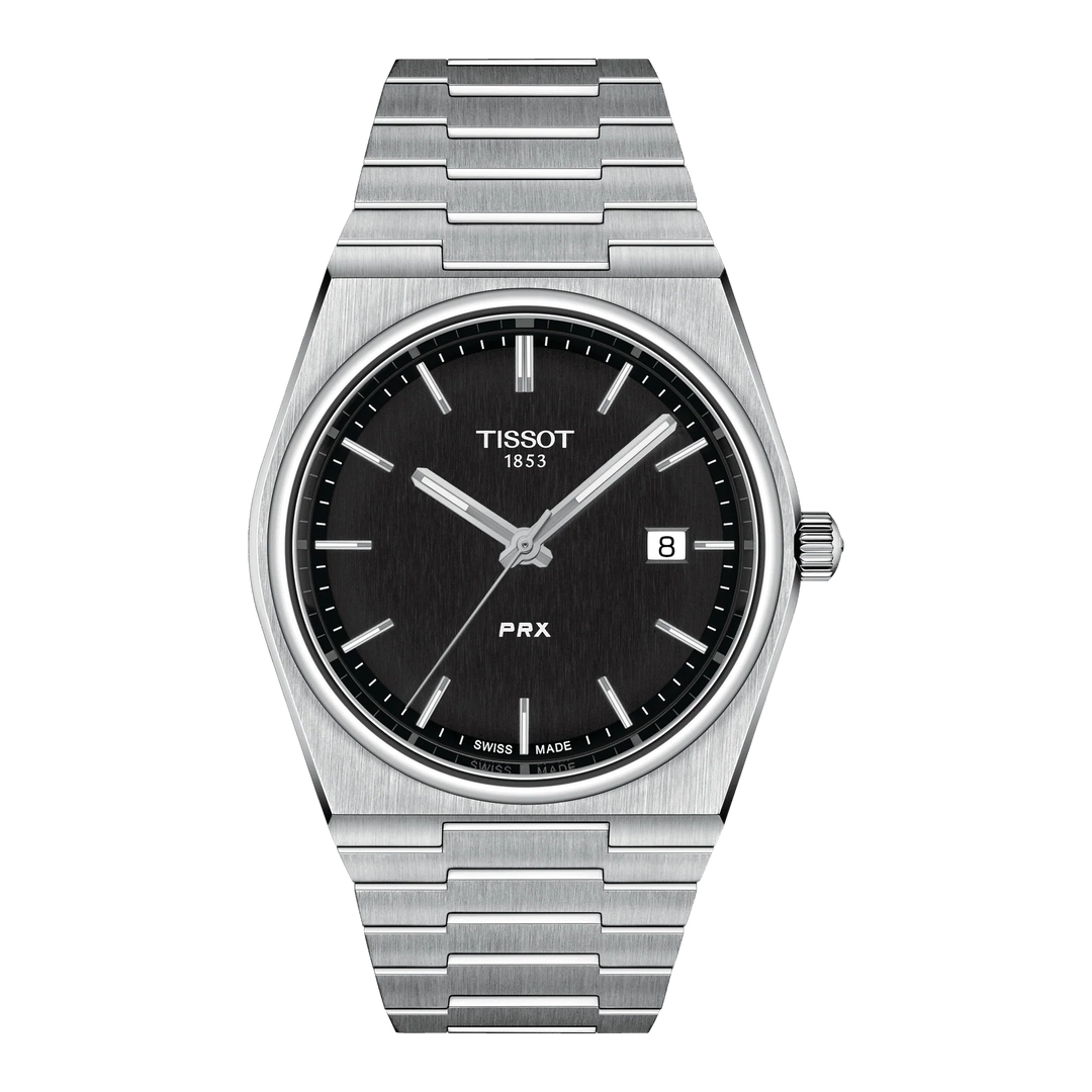 Tissot PRX 40mm black dial quartz watch T137.410.11.051.00