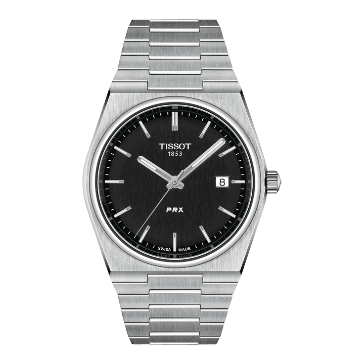 Tissot PRX 40mm black dial quartz watch T137.410.11.051.00