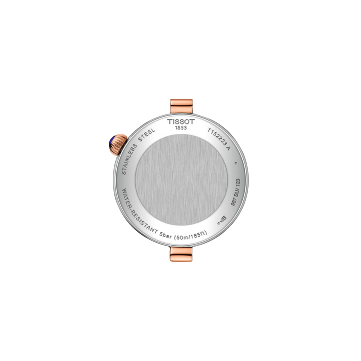 Tissot Desir 29.6mm T152.223.22.036.00 caseback view