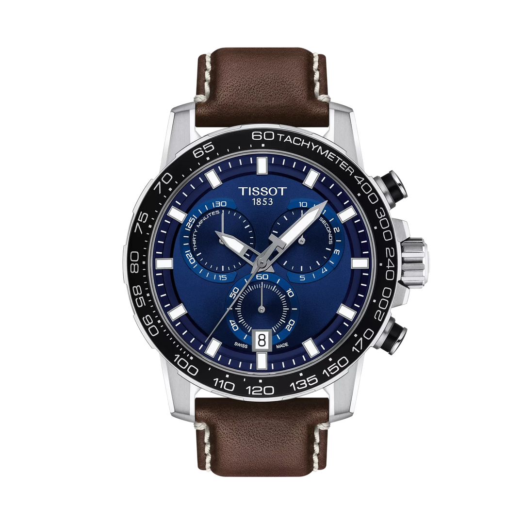 Tissot Supersport Chrono 45.5mm Quartz Blue Dial Watch T125.617.16.041.00 – front view
