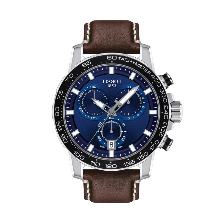 Tissot Supersport Chrono 45.5mm Quartz Blue Dial Watch T125.617.16.041.00 – front view