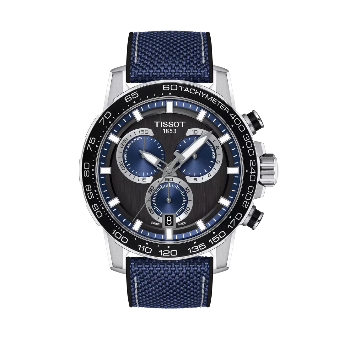 Tissot Supersport Chrono 45.5mm Quartz Black Dial Watch T125.617.17.051.03 – front view