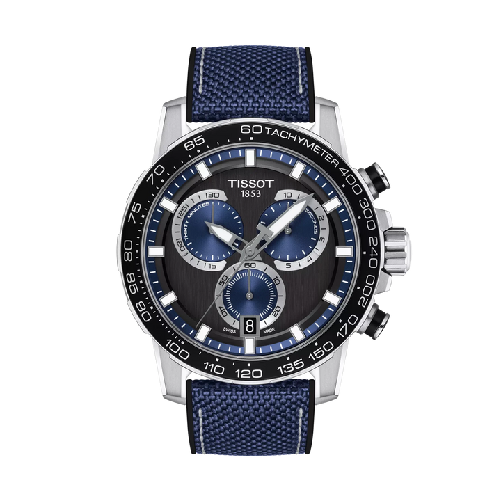 Tissot Supersport Chrono 45.5mm Quartz Black Dial Watch T125.617.17.051.03 – front view