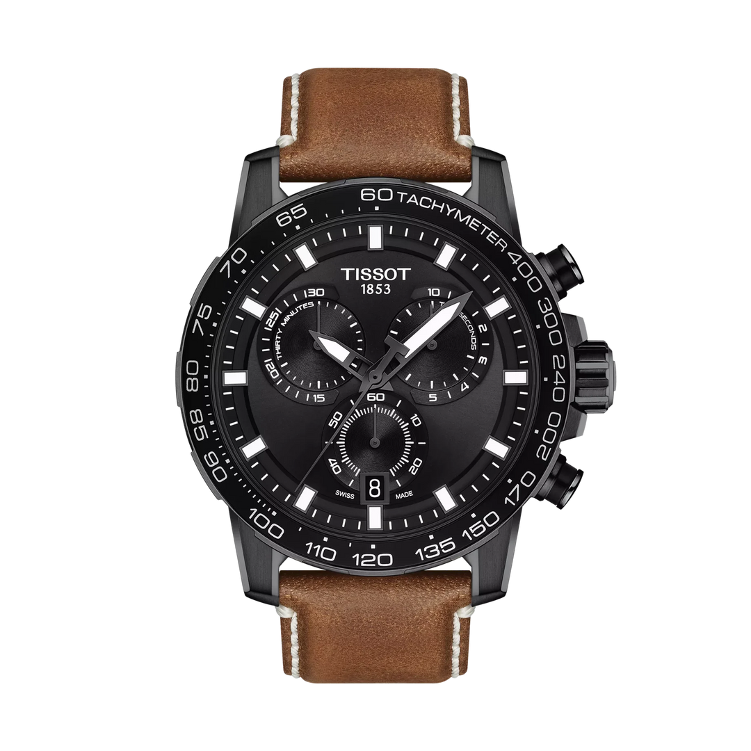 Tissot Supersport Chrono 45.5mm Quartz Black Dial Watch T125.617.36.051.01 – front view