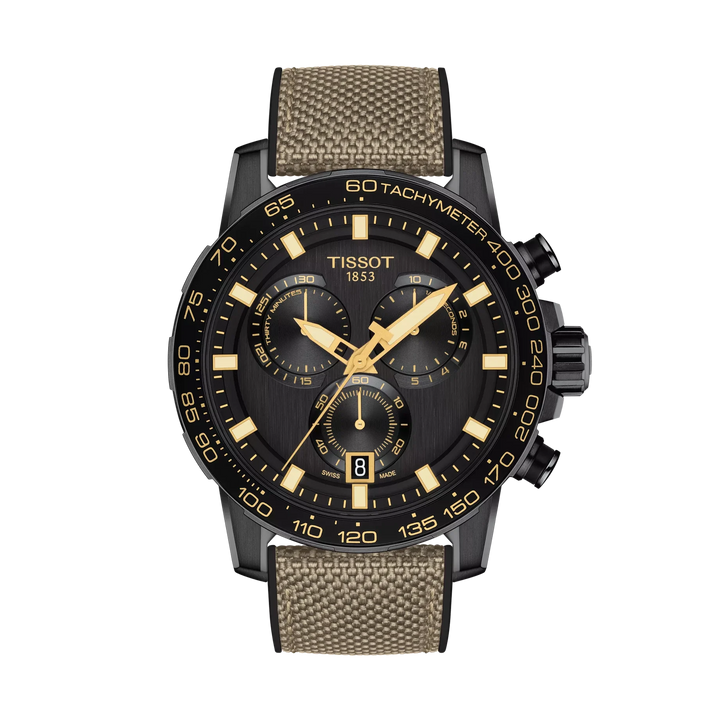 Tissot Supersport Chrono 45.5mm Quartz Black Dial Watch T125.617.37.051.01 – front view