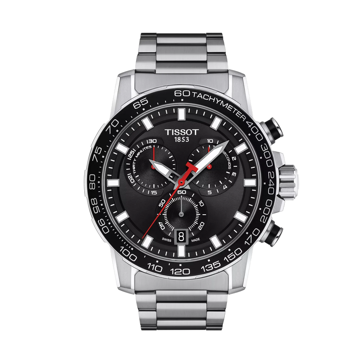 Tissot Supersport Chrono 45.5mm Quartz Black Dial Watch T125.617.11.051.00 – front view