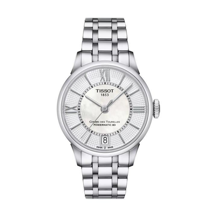 Tissot Chemin des Tourelles Powermatic 80 Lady T099.207.11.118.00 official front view
