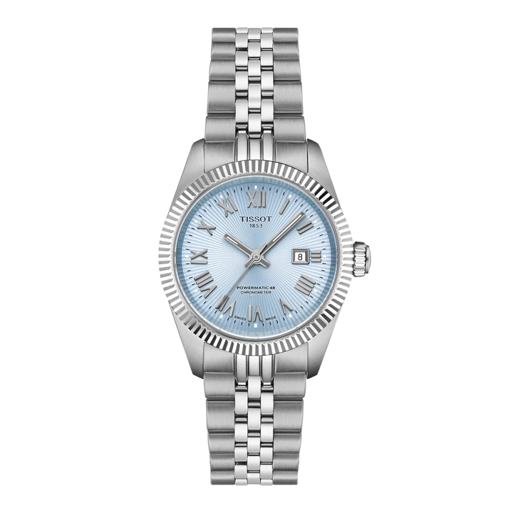Tissot Ballade 30mm Automatic Ice Blue Dial T156.208.11.353.00 front view