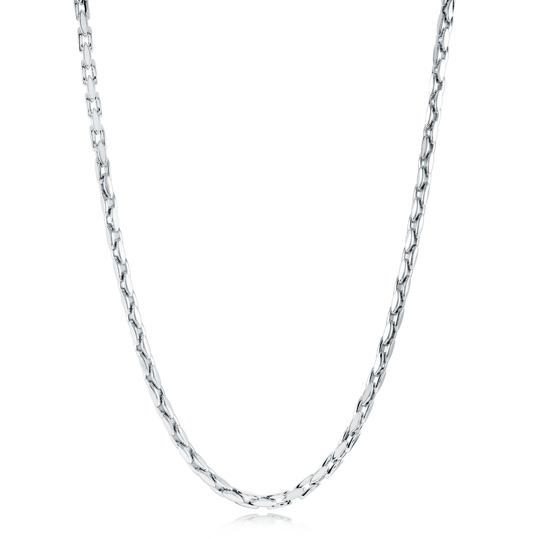 Italgem Steel 4mm Oval Flat Chain — SN124