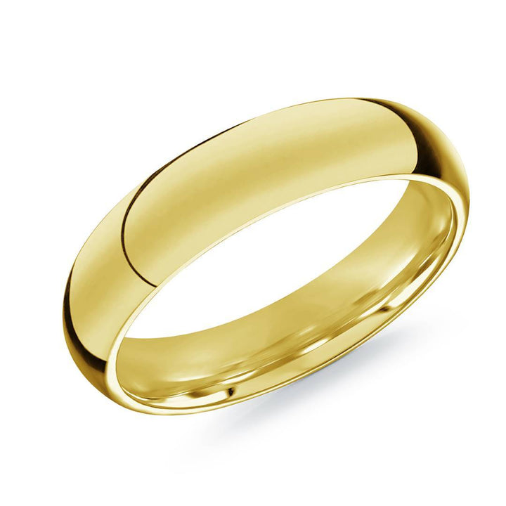 Italgem Steel 4mm Curved Band — SMR90-8