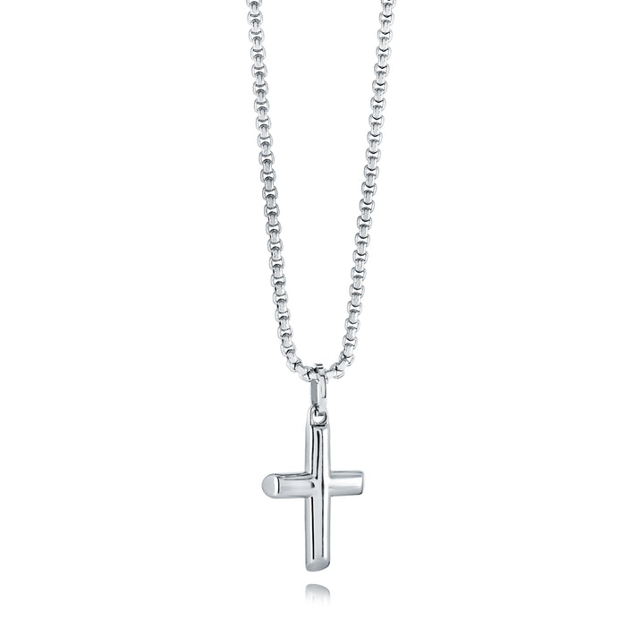 Italgem Steel Small Classic Cross Necklace — SC240