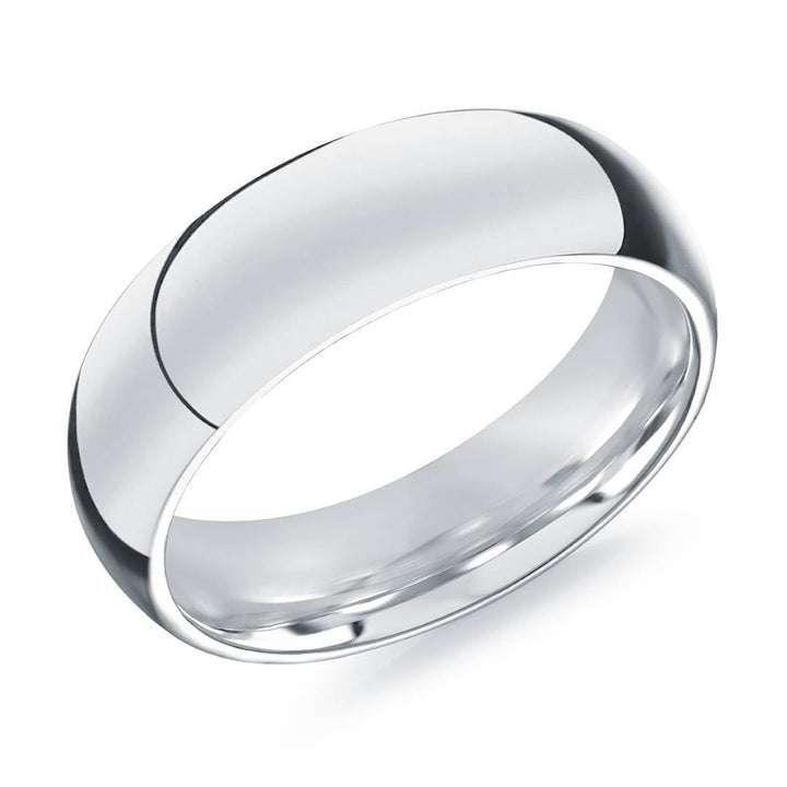 Italgem Steel 6mm Curved Band — SMR93-8