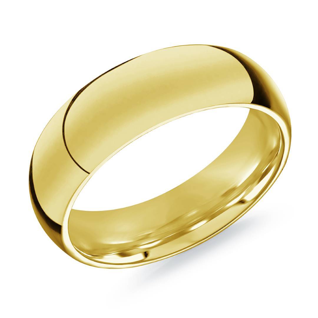 Italgem Steel 6mm Curved Band — SMR94-8