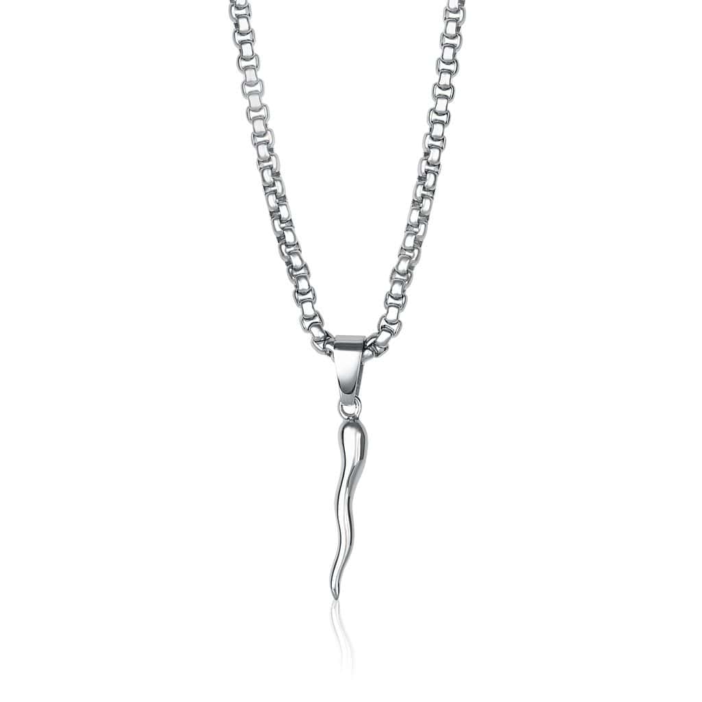 Italgem Steel Cornetto Pendant — SP93