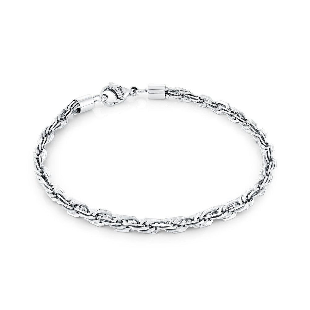 Italgem Steel 4mm Rope Bracelet — SMB876-8