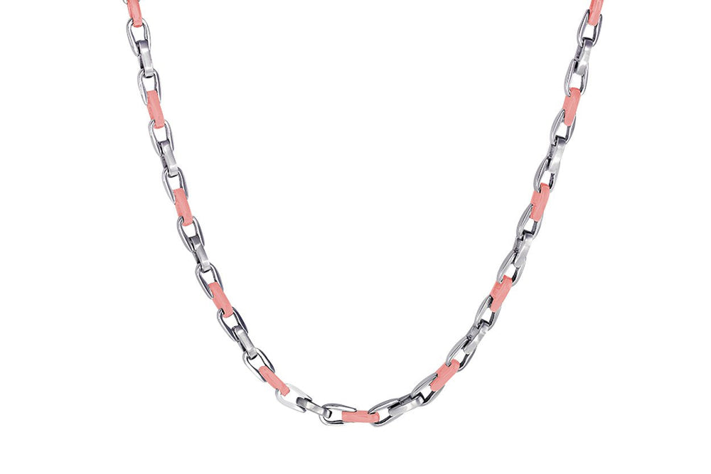 Italgem Steel Gunmetal Fancy Cable Chain — SGN7