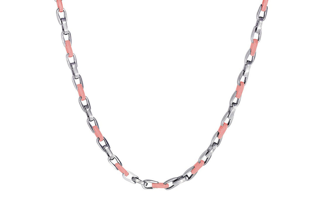 Italgem Steel Gunmetal Fancy Cable Chain — SGN7