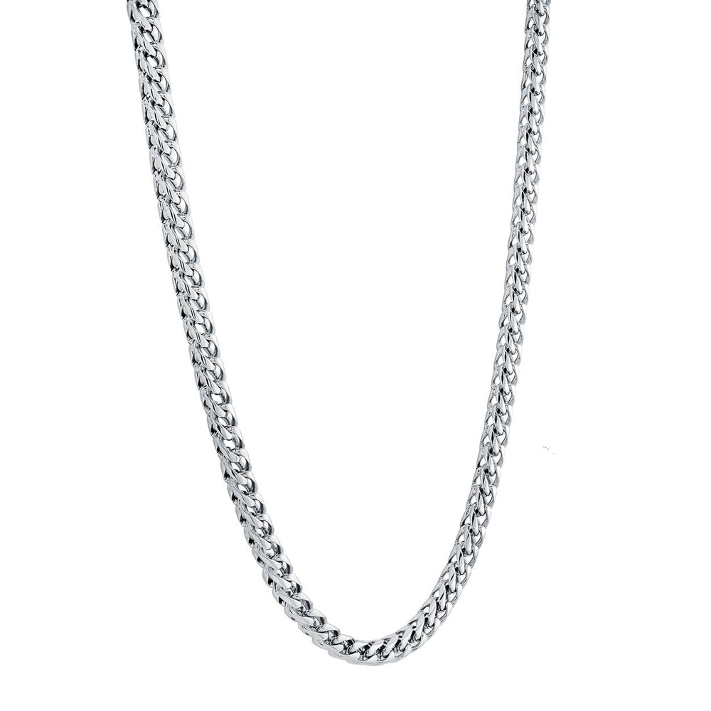 Italgem Steel 3.5mm Matte Black Round Franco Chain — SBN24-M-22