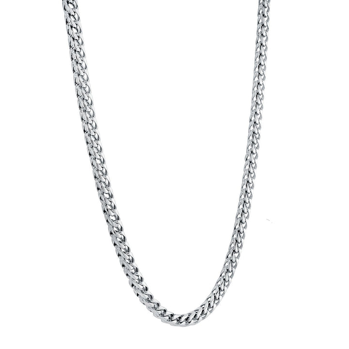 Italgem Steel 3.5mm Matte Black Round Franco Chain — SBN24-M-22