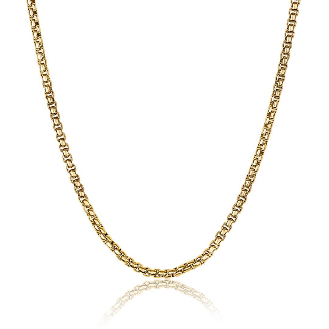 Italgem Steel 2mm Gold-Tone Round Box Chain — SYPN9-18