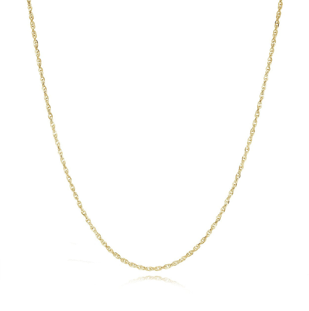 Italgem Steel 1.7mm Gold-Tone Olympic Twist Chain — SWN108-20