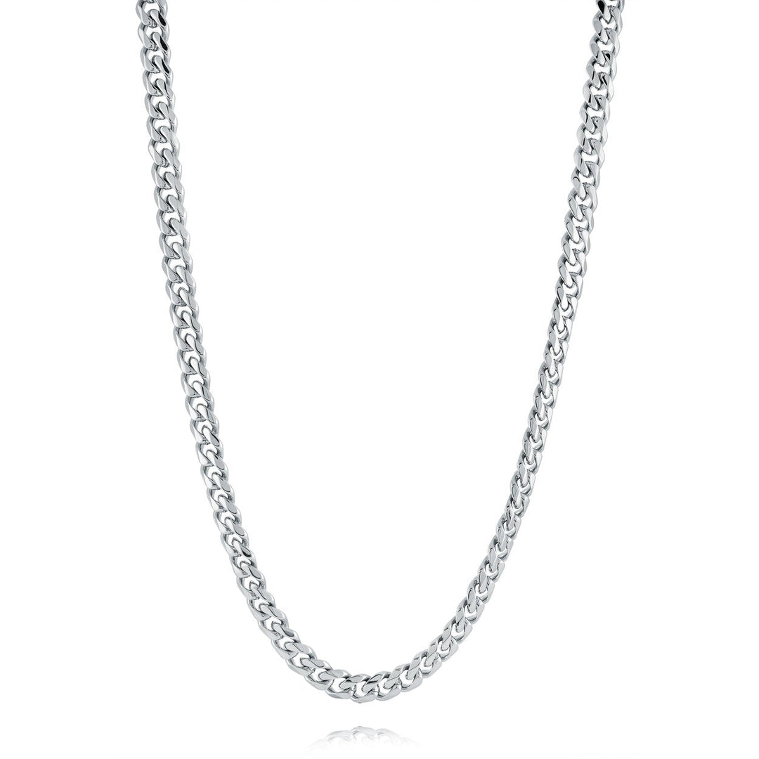 Italgem Steel 6mm Curb Chain with Key Clasp — SN135-22