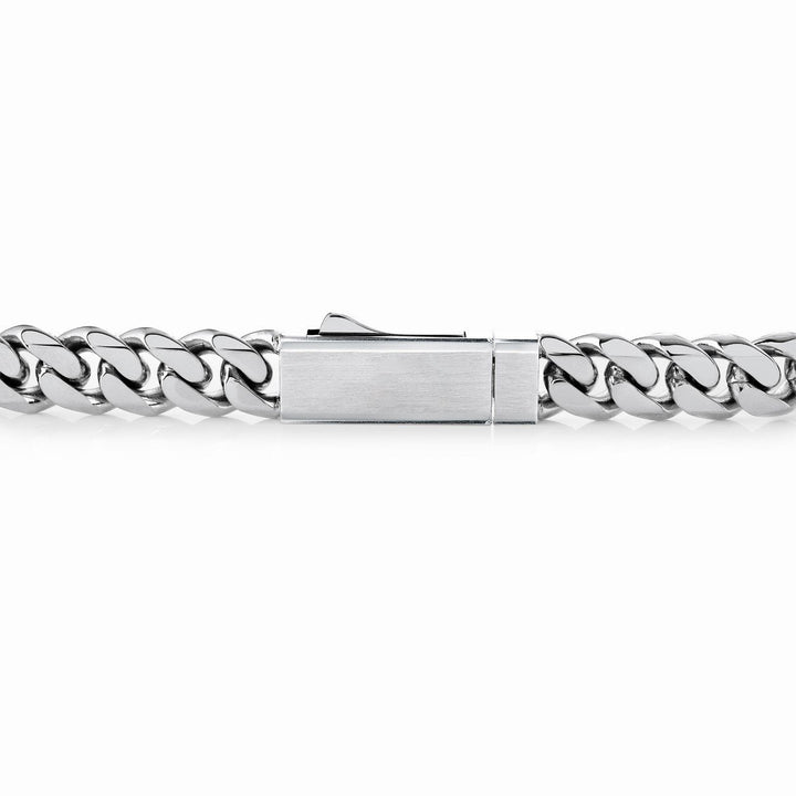 Italgem Steel 6mm Gold-Tone Curb Chain with Key Clasp — SYN135-22