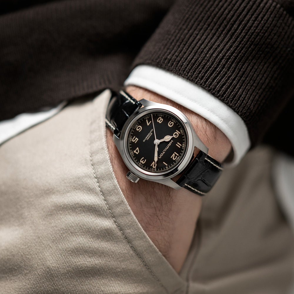 Hamilton Khaki Field Murph 38mm H70405730 worn on wrist