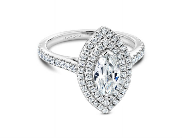 Marquise Cut Engagement Ring at Golden Tree Jewellers