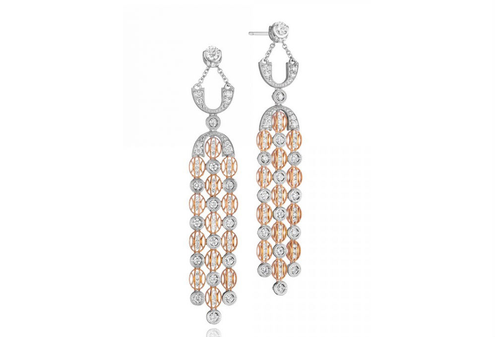 Tacori Sparkling and Architectural Earrings