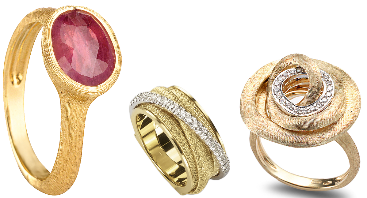 Marco Bicego Gold Fashion Rings from Golden Tree Jewellers