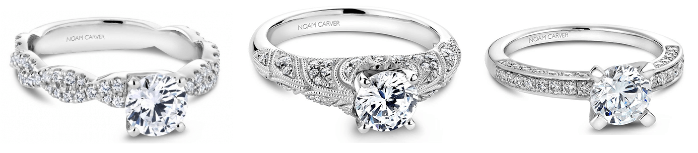 Noam Carver Engagement Rings Available at Golden Tree Jewellers