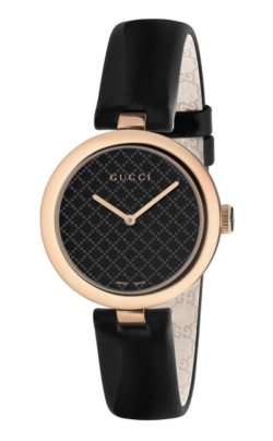 Gucci Watch Diamantissima Black Dial 32 mm YA141401