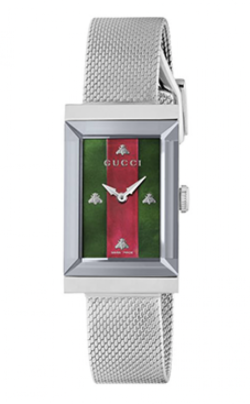 Gucci Watch G-Frame  21 X 34 mm Green & Red Dial YA147401